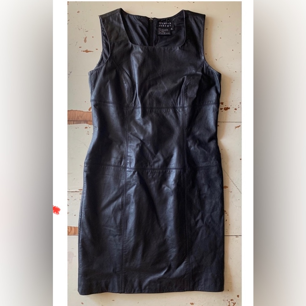 Never worn, new Leather dress